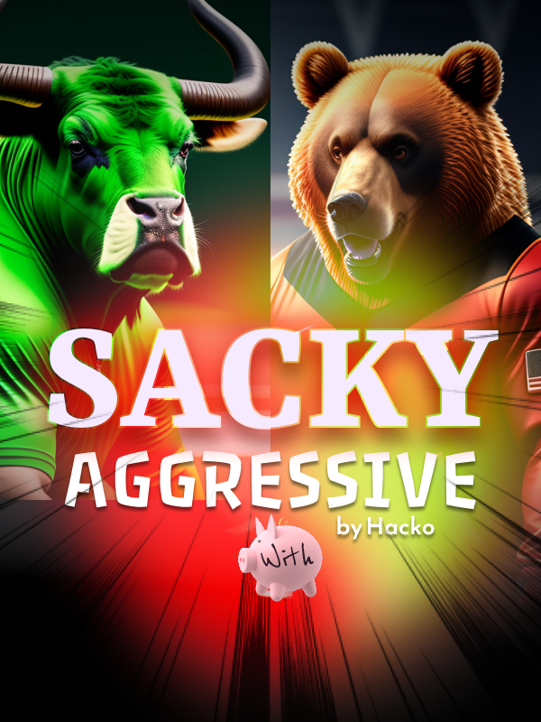 SACKY AGGRESSIVE PIGGY100 Kryll strategy poster